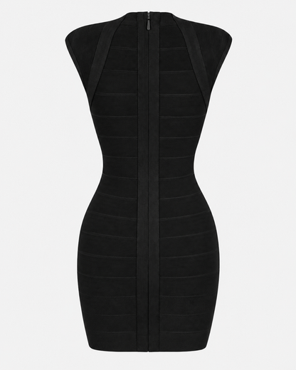Women's Bandage Bodycon Mini Dress – Deep V Neck Figure-Hugging Party & Evening Dress