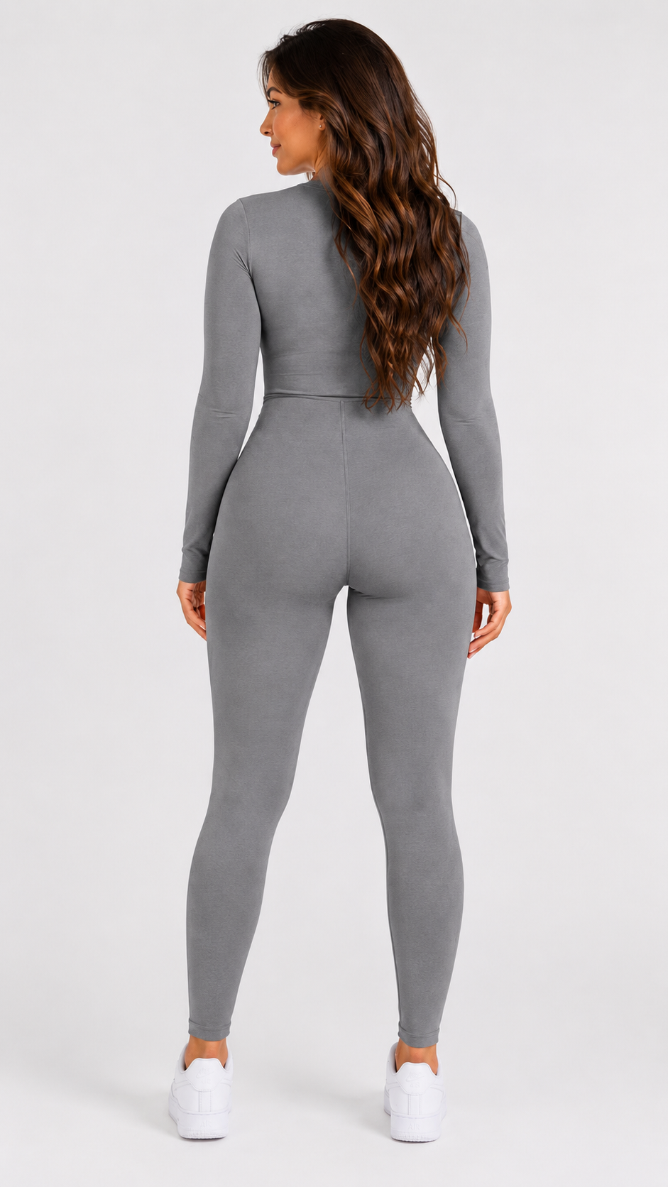 Sculpt Zip Front Jumpsuit